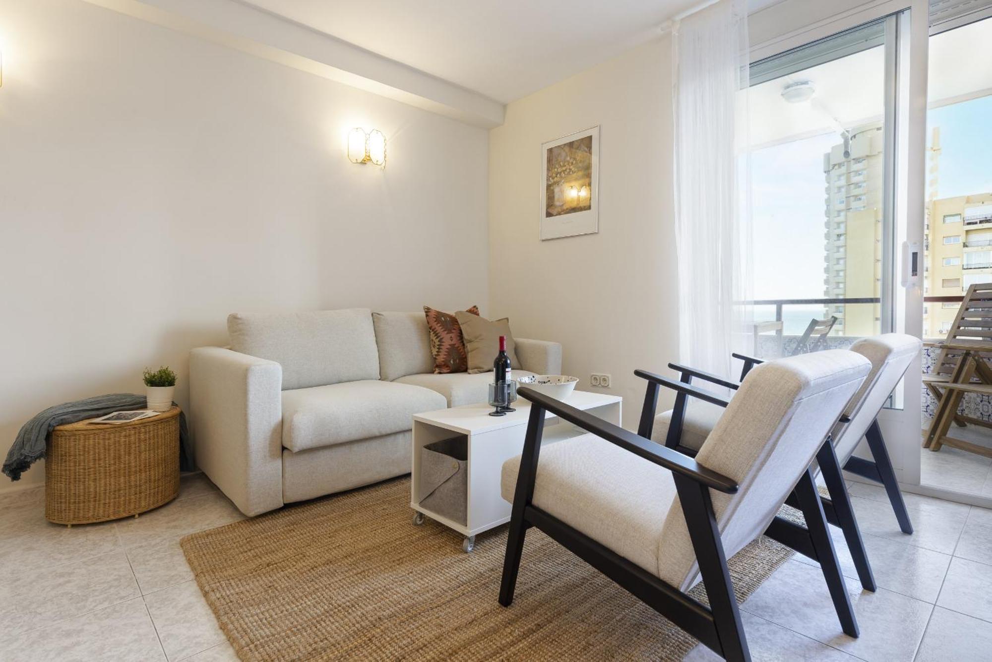 Beachfront Apartment With Terrace And Seaviews フエンヒロラ エクステリア 写真